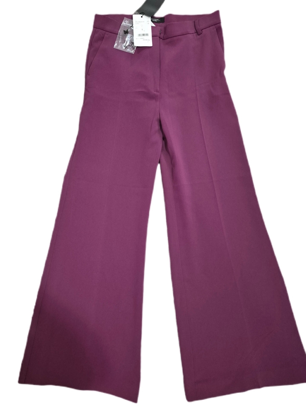 Wide-Leg Dress Pants in Plum - MaxMara Weekend